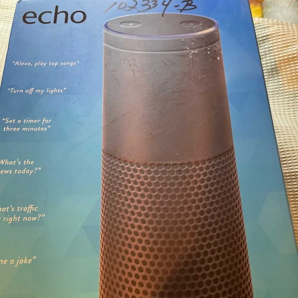 COPY - Amazon Echo Smart Assistant Black new Sealed